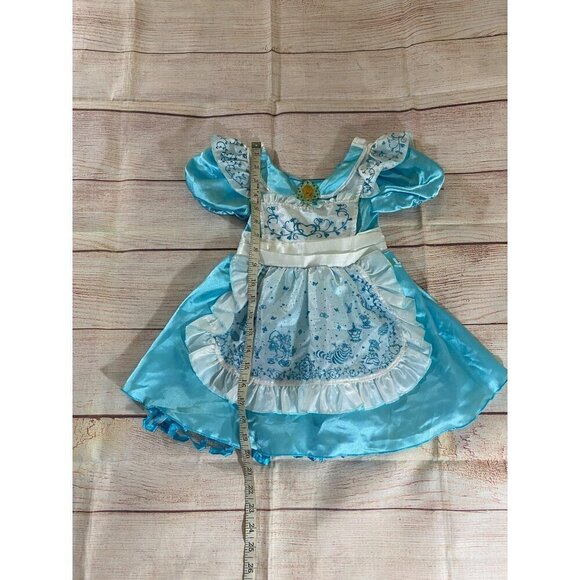 Disney Store Official Toddlers Alice In Wonderland Girls Cosplay Costume Dress - - Picture 5 of 11